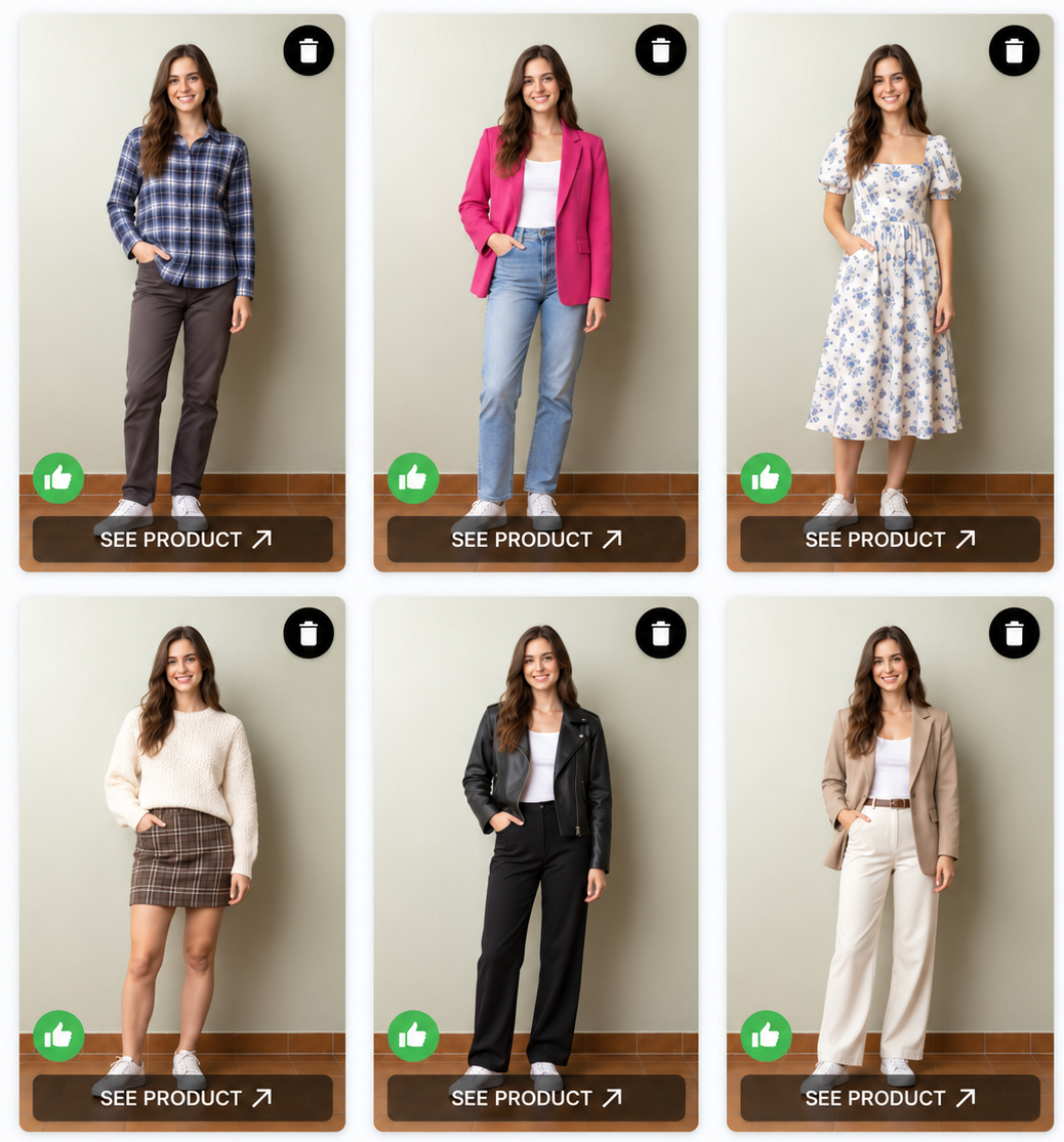 Virtual Try-on Gallery
